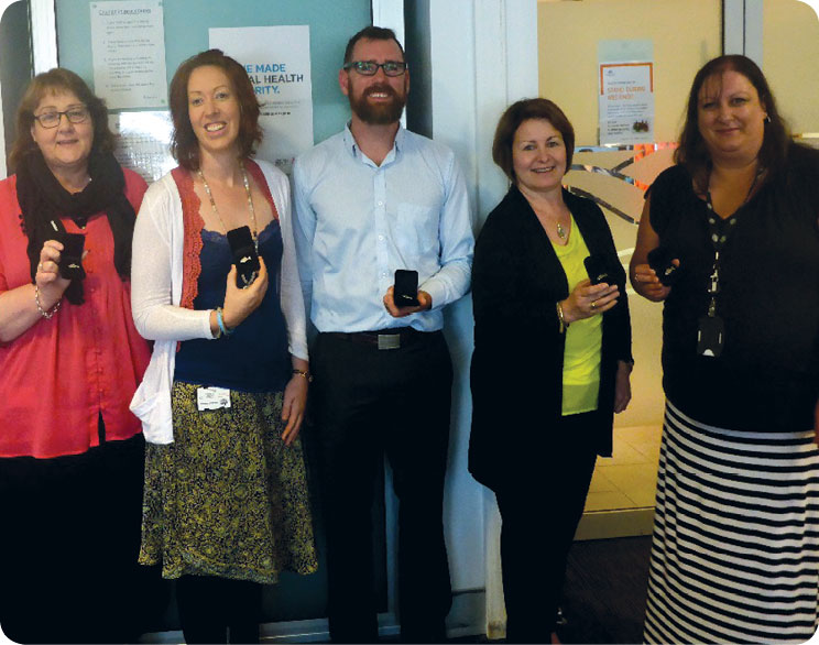 Officers receiving ten year awards.