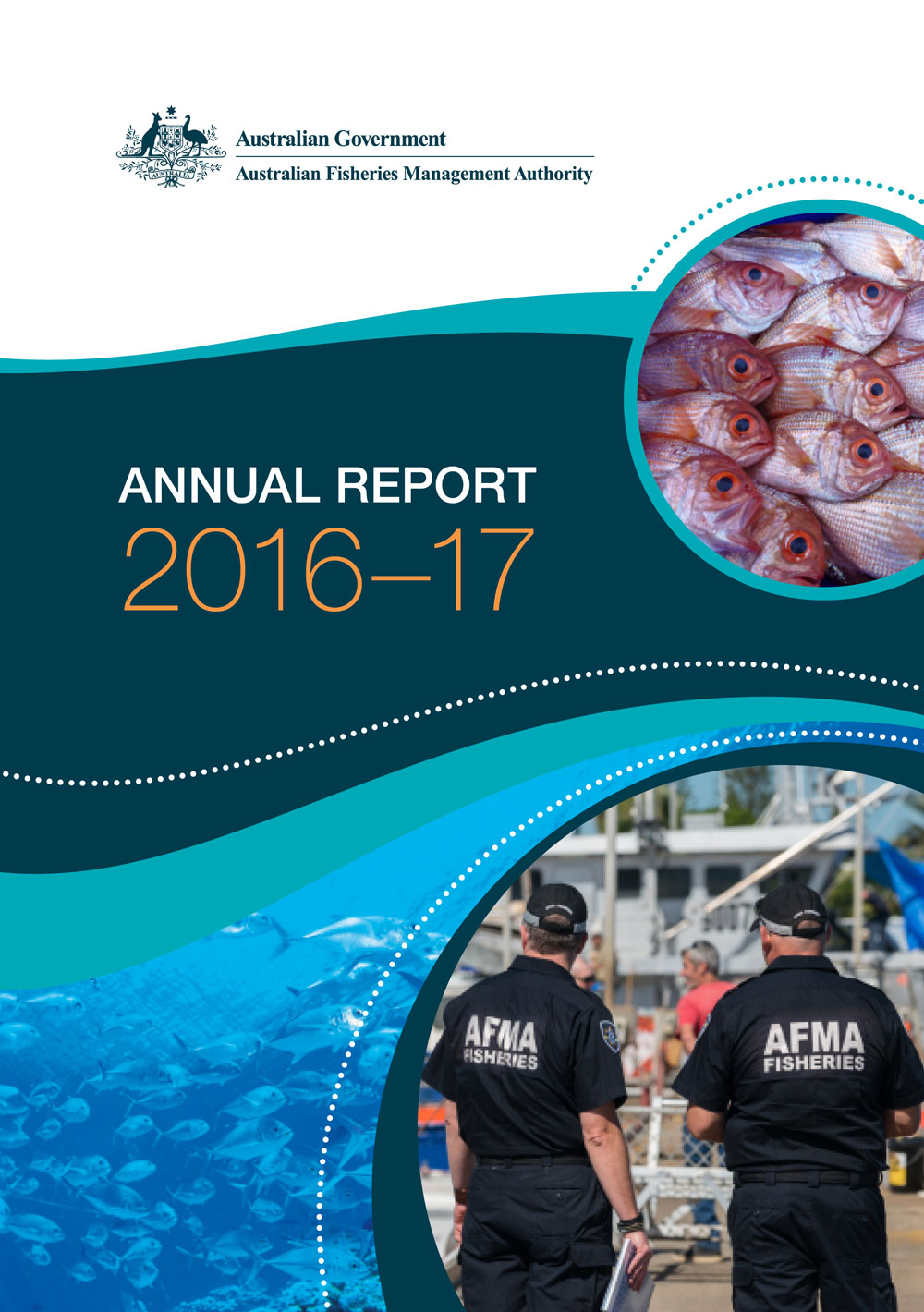 The image contains the front cover of the annual report