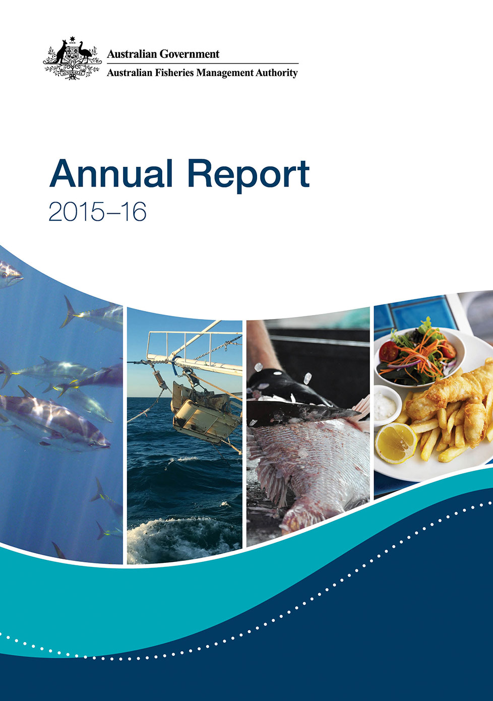 The image contains the front cover of the annual report